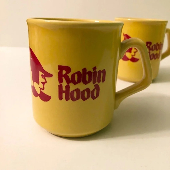 Vintage Lot of 4 Robin Hood Mugs Cups Made in England - Picture 10 of 14